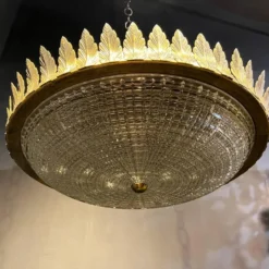 1940’s French Sunburst Light Fixture -chairish shop 1940s french sunburst light fixture 0099