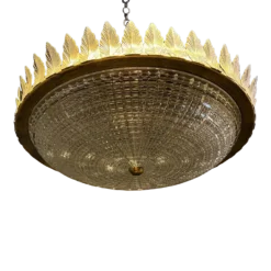 1940’s French Sunburst Light Fixture