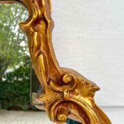 1940's Hollywood Regency Gilt Gold Mirror -chairish shop 1940s hollywood regency gilt gold mirror 6787 scaled