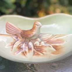 1940’s McCoy Pottery, “The Bird Bath” Ceramic Planter Bowl -chairish shop 1940s mccoy pottery the bird bath ceramic planter bowl 0427