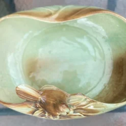 1940’s McCoy Pottery, “The Bird Bath” Ceramic Planter Bowl -chairish shop 1940s mccoy pottery the bird bath ceramic planter bowl 3560