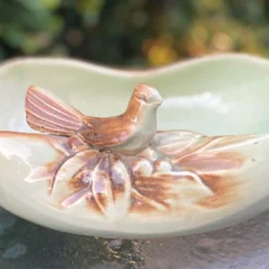 1940’s McCoy Pottery, “The Bird Bath” Ceramic Planter Bowl -chairish shop 1940s mccoy pottery the bird bath ceramic planter bowl 9059