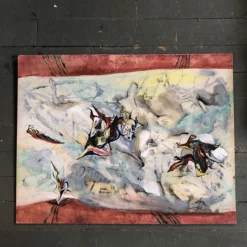 1940’s Original Ralph Nelson Abstract Painting Signed -chairish shop 1940s original ralph nelson abstract painting signed 2204