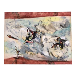 1940’s Original Ralph Nelson Abstract Painting Signed