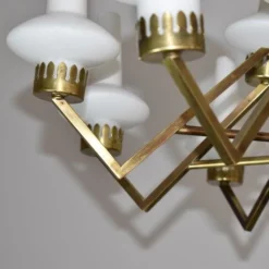 1950's 15 Light Italian Chandelier Attributed To Stilnovo -chairish shop 1950s 15 light italian chandelier attributed to stilnovo 6644