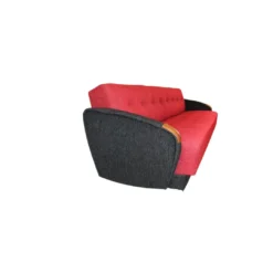 1950's Danish Click-Back Wool Sofa -chairish shop 1950s danish click back wool sofa 3771