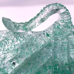 1950's Fratelli Toso Murano Green Overshot Blown Glass Leaf Dish 15 1950's Fratelli Toso Murano Green Overshot Blown Glass Leaf Dish -chairish shop 1950s fratelli toso murano green overshot blown glass leaf dish 7379