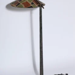 1950's Max Kment Style Ebonized Floor Lamp With Tilt "Rice Hat" Parchment Shade 19 1950's Max Kment Style Ebonized Floor Lamp With Tilt "Rice Hat" Parchment Shade -chairish shop 1950s max kment style ebonized floor lamp with tilt rice hat parchment shade 6461 scaled