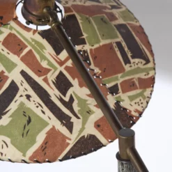 1950's Max Kment Style Ebonized Floor Lamp With Tilt "Rice Hat" Parchment Shade 13 1950's Max Kment Style Ebonized Floor Lamp With Tilt "Rice Hat" Parchment Shade -chairish shop 1950s max kment style ebonized floor lamp with tilt rice hat parchment shade 8602 scaled