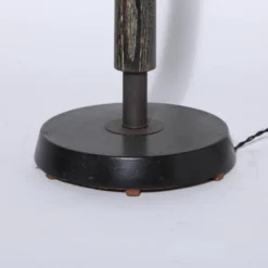 1950's Max Kment Style Ebonized Floor Lamp With Tilt "Rice Hat" Parchment Shade 16 1950's Max Kment Style Ebonized Floor Lamp With Tilt "Rice Hat" Parchment Shade -chairish shop 1950s max kment style ebonized floor lamp with tilt rice hat parchment shade 9328 scaled