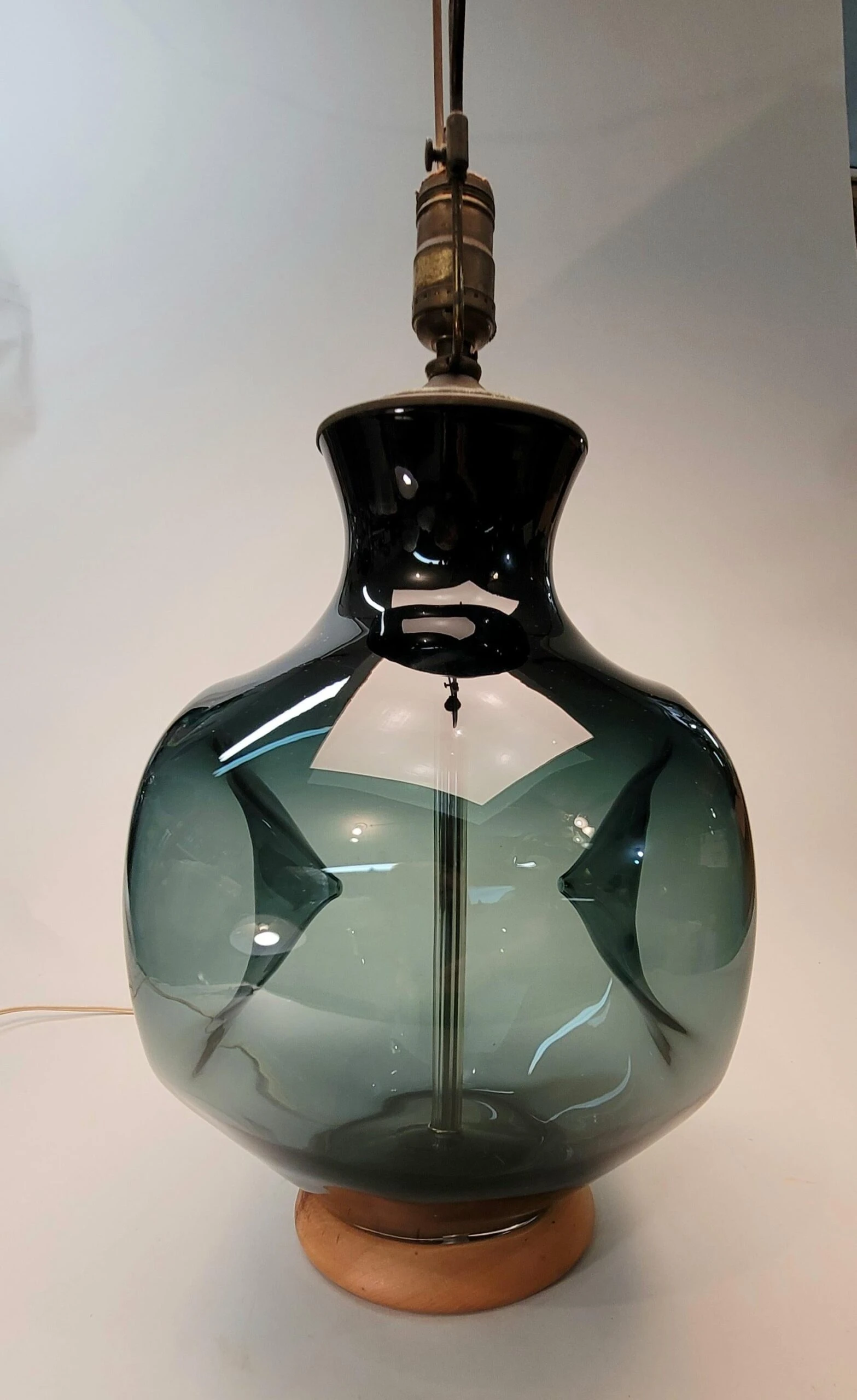 1950's Mid Century Blenko Lamp 8 1950's Mid Century Blenko Lamp - Image 8