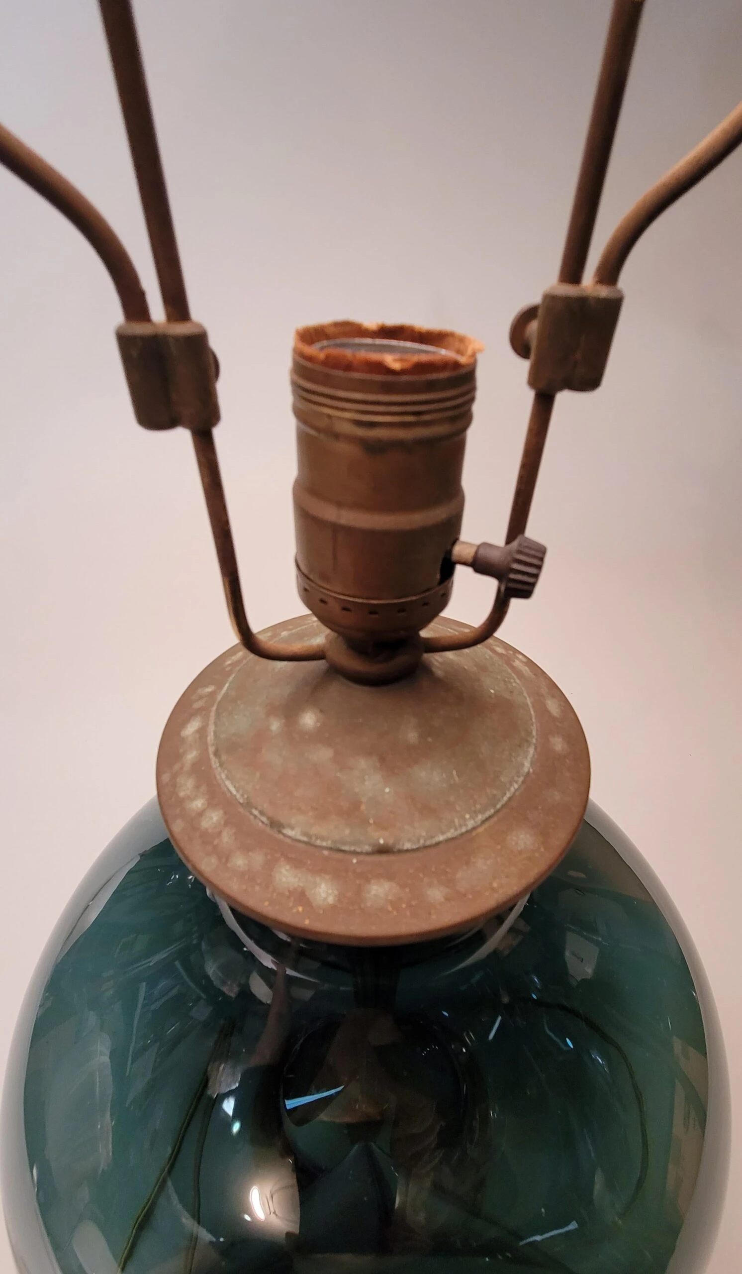 1950's Mid Century Blenko Lamp 9 1950's Mid Century Blenko Lamp - Image 9