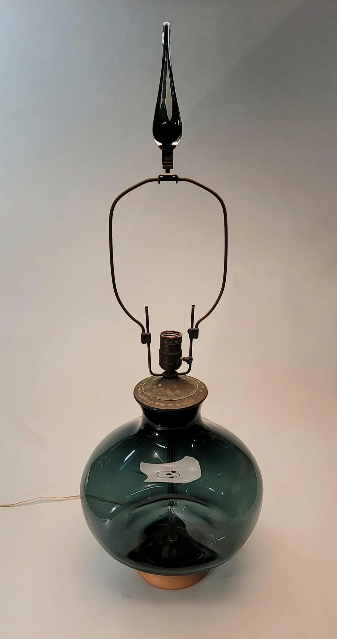 1950's Mid Century Blenko Lamp 3 1950's Mid Century Blenko Lamp - Image 3