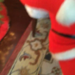 1950’s Mid-Century Modern 54 Inch Tall Plush Christmas Santa Clause -chairish shop 1950s mid century modern 54 inch tall plush christmas santa clause 9918