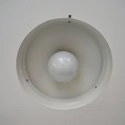 Louis Poulsen 1950's Mid-Century Modern Aluminum Light Fixture -chairish shop 1950s mid century modern aluminum light fixture 5325 scaled