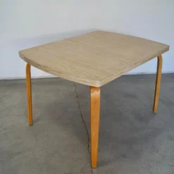 VIRTUE 1950's Mid-Century Modern Bentwood Dining Table -chairish shop 1950s mid century modern bentwood dining table 5245