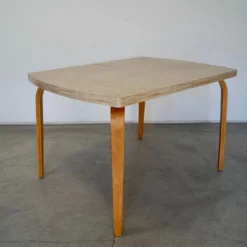 VIRTUE 1950's Mid-Century Modern Bentwood Dining Table -chairish shop 1950s mid century modern bentwood dining table 5585