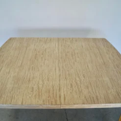 VIRTUE 1950's Mid-Century Modern Bentwood Dining Table -chairish shop 1950s mid century modern bentwood dining table 7044 scaled