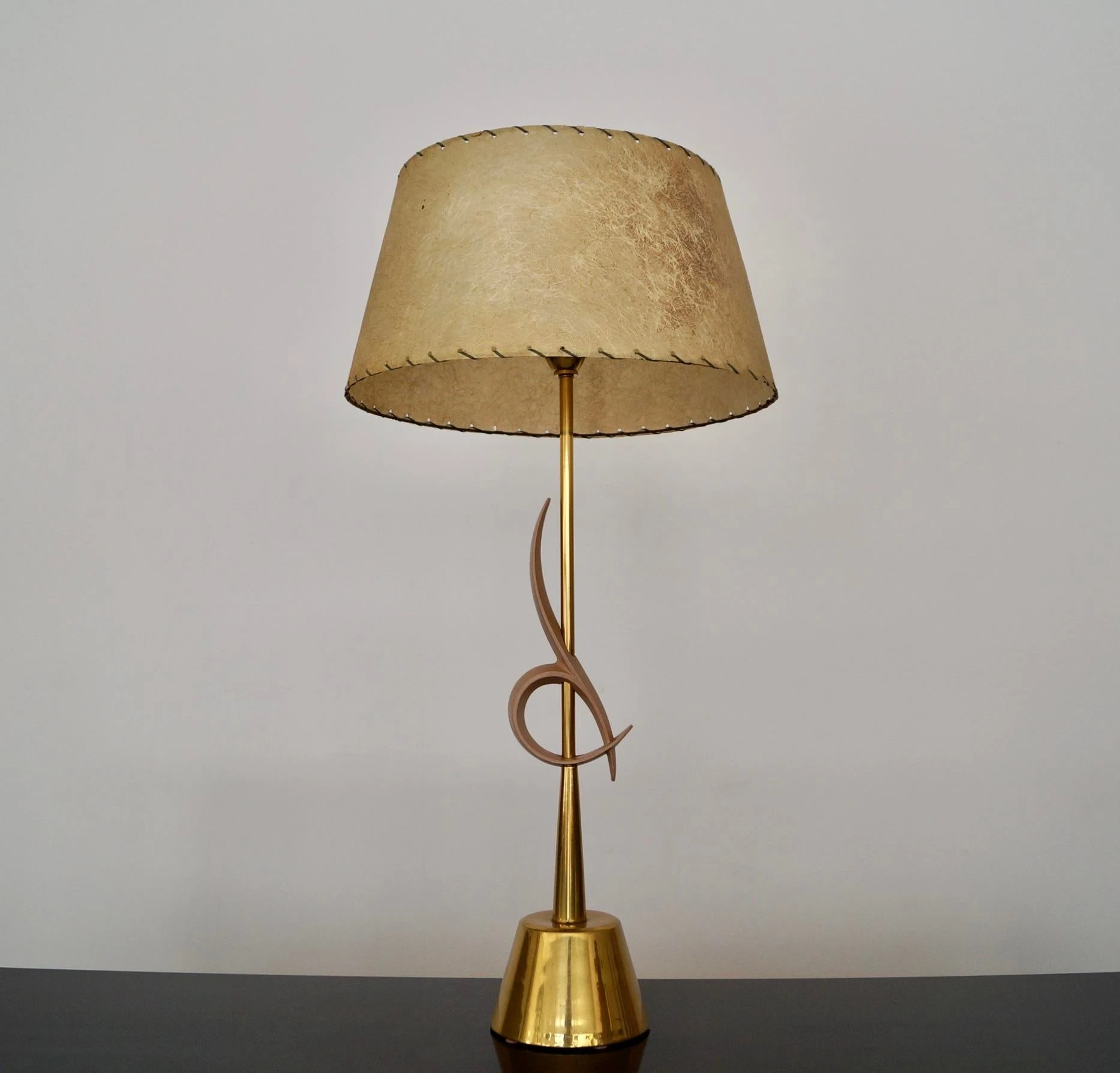 1950's Mid-Century Modern Sculptural Table Lamp 2 1950's Mid-Century Modern Sculptural Table Lamp - Image 2