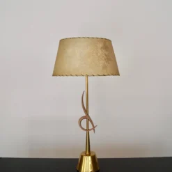 1950's Mid-Century Modern Sculptural Table Lamp 13 1950's Mid-Century Modern Sculptural Table Lamp -chairish shop 1950s mid century modern sculptural table lamp 2129