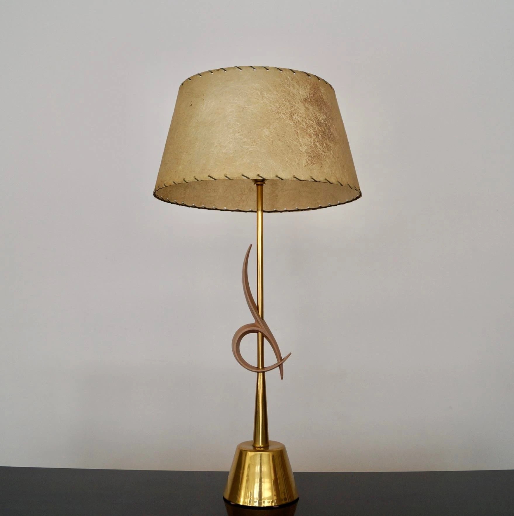 1950's Mid-Century Modern Sculptural Table Lamp 3 1950's Mid-Century Modern Sculptural Table Lamp - Image 3