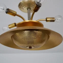 1950's Mid-Century Modern Space Age Light Fixture Pendant -chairish shop 1950s mid century modern space age light fixture pendant 0942 scaled