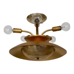 1950's Mid-Century Modern Space Age Light Fixture Pendant