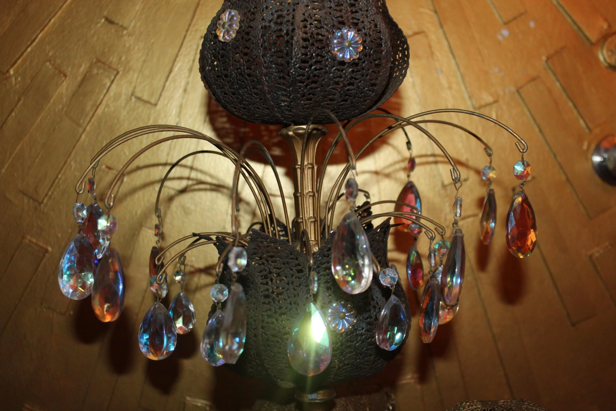 1950's Mid Century Modern Tall Palm Tree Floor Lamp 4 1950's Mid Century Modern Tall Palm Tree Floor Lamp - Image 4