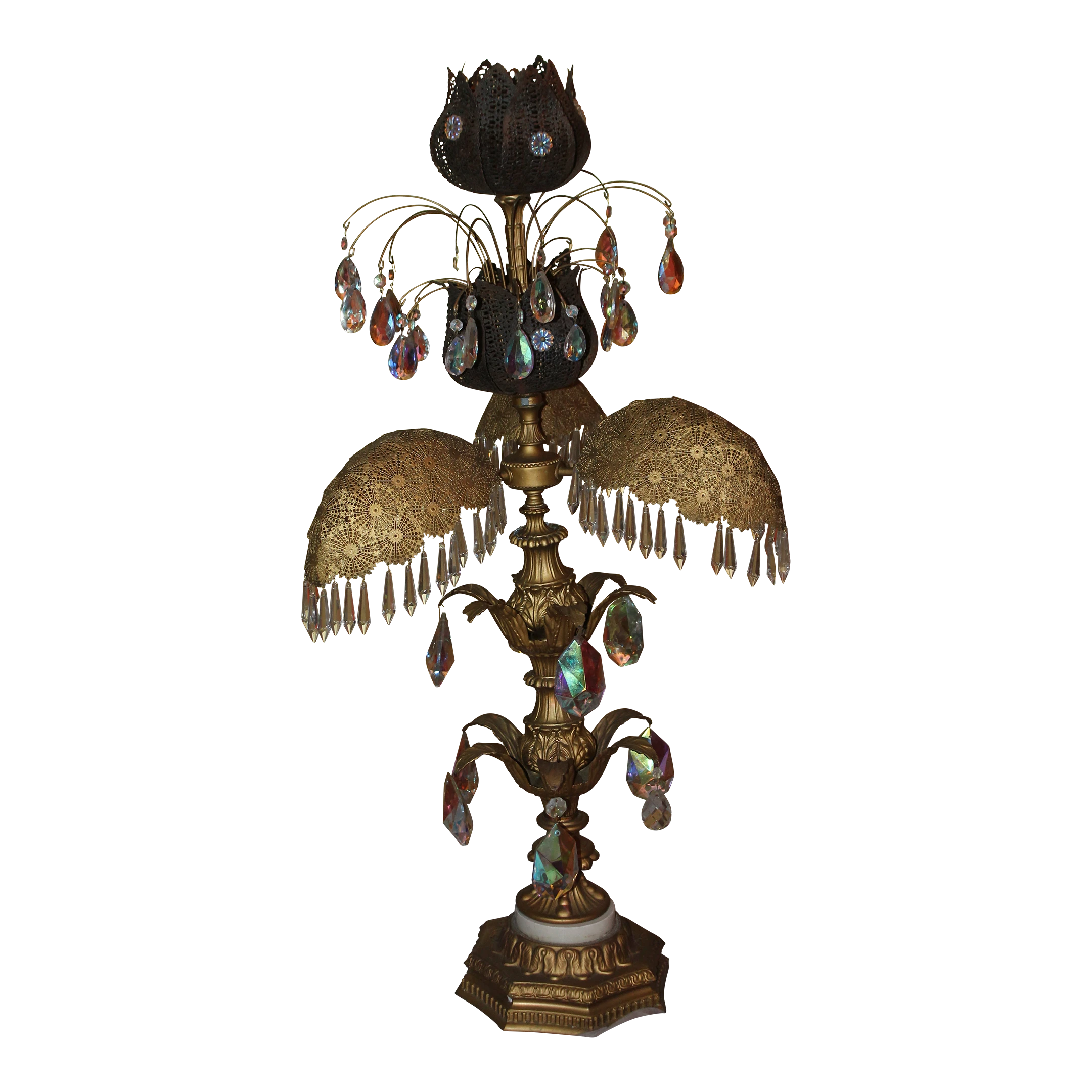 1950's Mid Century Modern Tall Palm Tree Floor Lamp 1 1950's Mid Century Modern Tall Palm Tree Floor Lamp