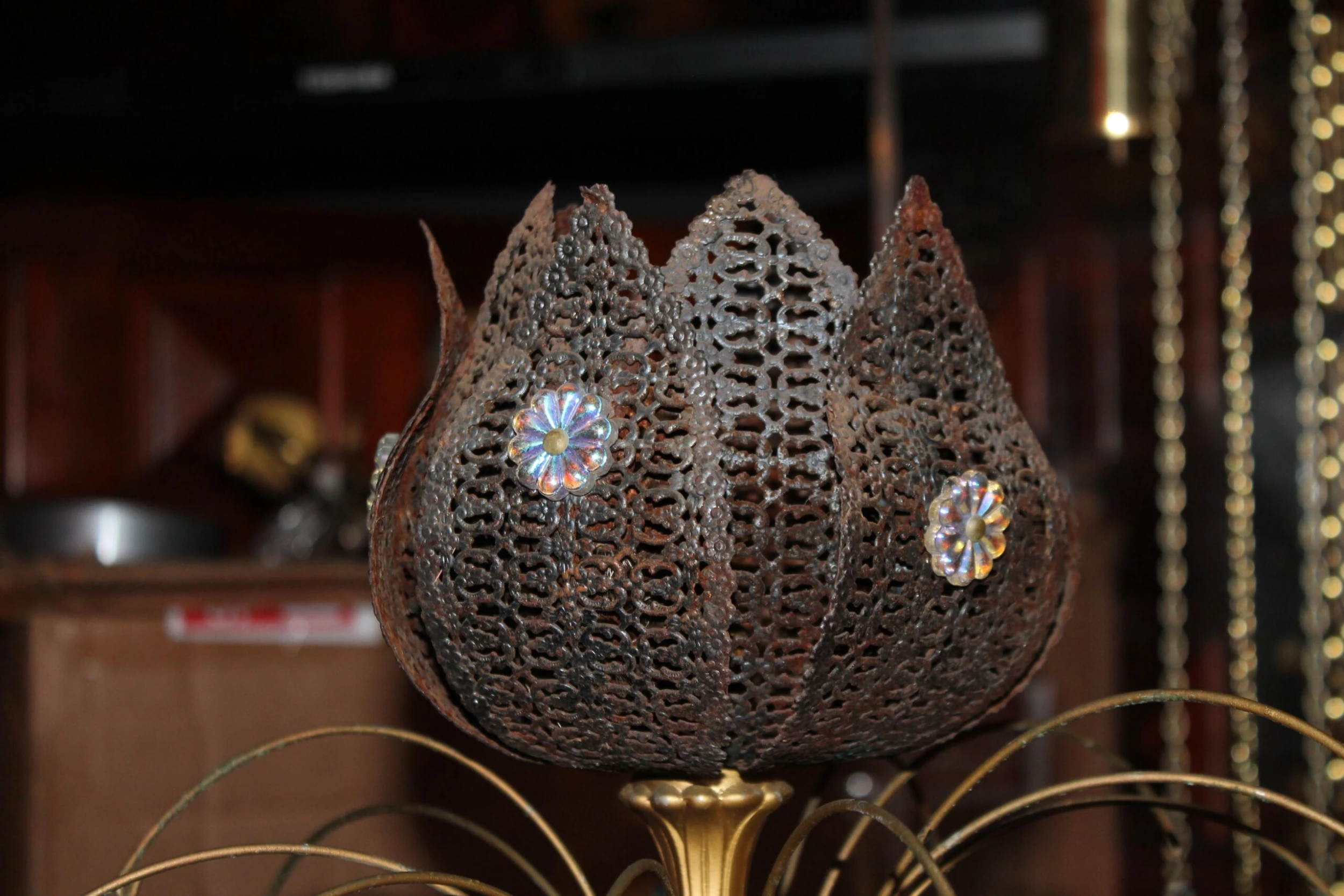 1950's Mid Century Modern Tall Palm Tree Floor Lamp 3 1950's Mid Century Modern Tall Palm Tree Floor Lamp - Image 3