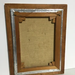 1950’s Modern Paris Scene Oil Painting, Framed -chairish shop 1950s modern paris scene oil painting framed 9674 scaled