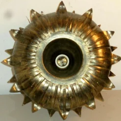 1950's Regency Hans Kogl Radiant Dore Metal Sunburst Ceiling Flush Mount/ Chandelier 14 1950's Regency Hans Kogl Radiant Dore Metal Sunburst Ceiling Flush Mount/ Chandelier -chairish shop 1950s regency hans kogl radiant dore metal sunburst ceiling flush mount chandelier 1462