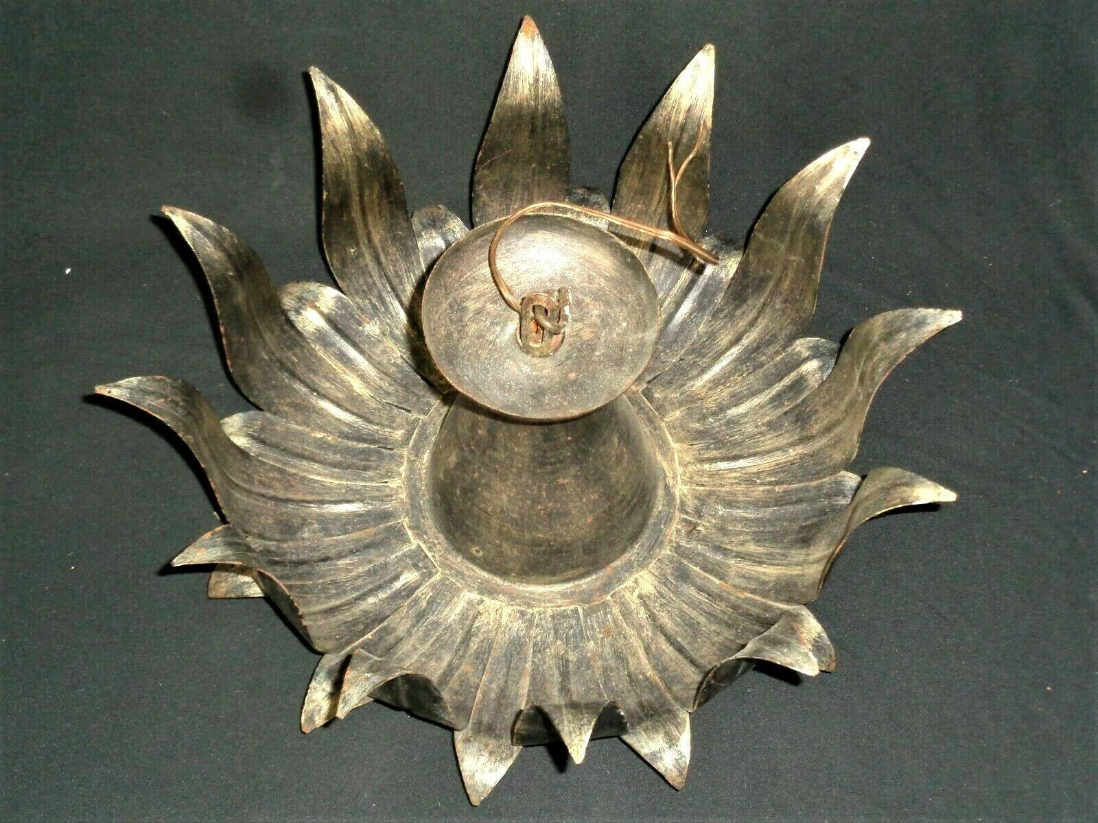 1950's Regency Hans Kogl Radiant Dore Metal Sunburst Ceiling Flush Mount/ Chandelier 9 1950's Regency Hans Kogl Radiant Dore Metal Sunburst Ceiling Flush Mount/ Chandelier - Image 9