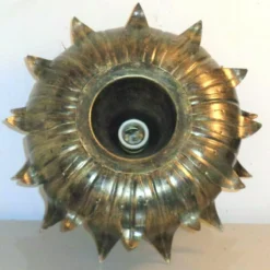 1950's Regency Hans Kogl Radiant Dore Metal Sunburst Ceiling Flush Mount/ Chandelier 16 1950's Regency Hans Kogl Radiant Dore Metal Sunburst Ceiling Flush Mount/ Chandelier -chairish shop 1950s regency hans kogl radiant dore metal sunburst ceiling flush mount chandelier 6556