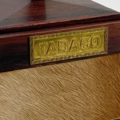 1950's Rosewood & Hide Tabaco Humidor South American -chairish shop 1950s rosewood and hide tabaco humidor south american 2054 scaled