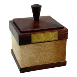 1950's Rosewood & Hide Tabaco Humidor South American