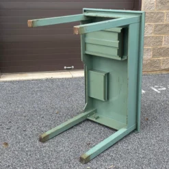 1950's Steel Industrial Usps Postal Mail Sorting Desk Workstation Table -chairish shop 1950s steel industrial usps postal mail sorting desk workstation table 1595 scaled