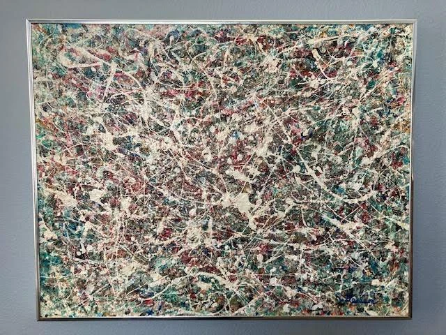 1960's Abstract Expressionism Painting Signed By Ruth Denison 5 1960's Abstract Expressionism Painting Signed By Ruth Denison - Image 5