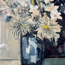 1960's Alex Mackenzie Still Life Impressionist Watercolor Painting -chairish shop 1960s alex mackenzie still life impressionist watercolor painting 9987 scaled