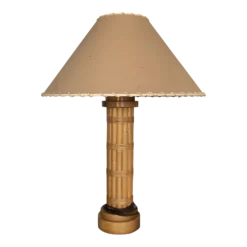 1960's Bamboo Frankl Style Table Lamp