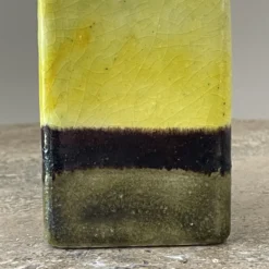 1960’s Bruno Gambone Glazed Ceramic Vase, Italy -chairish shop 1960s bruno gambone glazed ceramic vase italy 0823 scaled