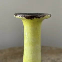 1960’s Bruno Gambone Glazed Ceramic Vase, Italy -chairish shop 1960s bruno gambone glazed ceramic vase italy 9104 scaled