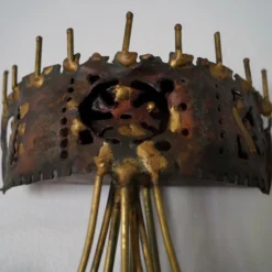 1960's Brutalist Wall Sculpture -chairish shop 1960s brutalist wall sculpture 2235