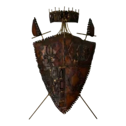 1960's Brutalist Wall Sculpture