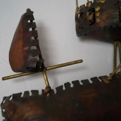 1960's Brutalist Wall Sculpture -chairish shop 1960s brutalist wall sculpture 9611 scaled