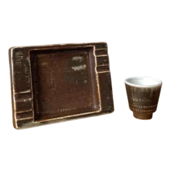 1960's Ceramic Set By Hertha Bengtsson For Rörstrand, Sweden- 2 Pieces