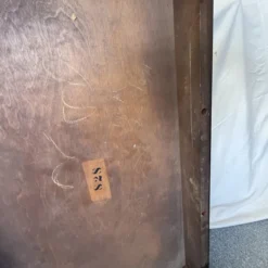 1960's Chinese Chippendale Solid Wood Table With Fretwork Apron -chairish shop 1960s chinese chippendale solid wood table with fretwork apron 7969 scaled