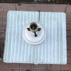 1960's Chinoiserie Style Blue And Gold Floral Porcelain Lamp -chairish shop 1960s chinoiserie style blue and gold floral porcelain lamp 8351