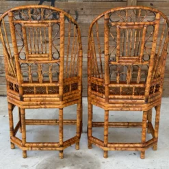 1960’s Coastal Brighton Pavilion High Back Bamboo Side Captains Chairs-Pair -chairish shop 1960s coastal brighton pavilion high back bamboo side captains chairs pair 0216 scaled