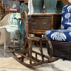 1960’s Coastal Mid-Century Modern Bentwood Rattan Rocking Horse Attributed To Franco Albini 19 1960’s Coastal Mid-Century Modern Bentwood Rattan Rocking Horse Attributed To Franco Albini -chairish shop 1960s coastal mid century modern bentwood rattan rocking horse attributed to franco albini 8247 scaled